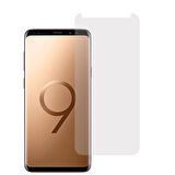 Samsung Galaxy S9 Plus Tam Kaplayan Kavisli Cam Ekran Koruyucu
